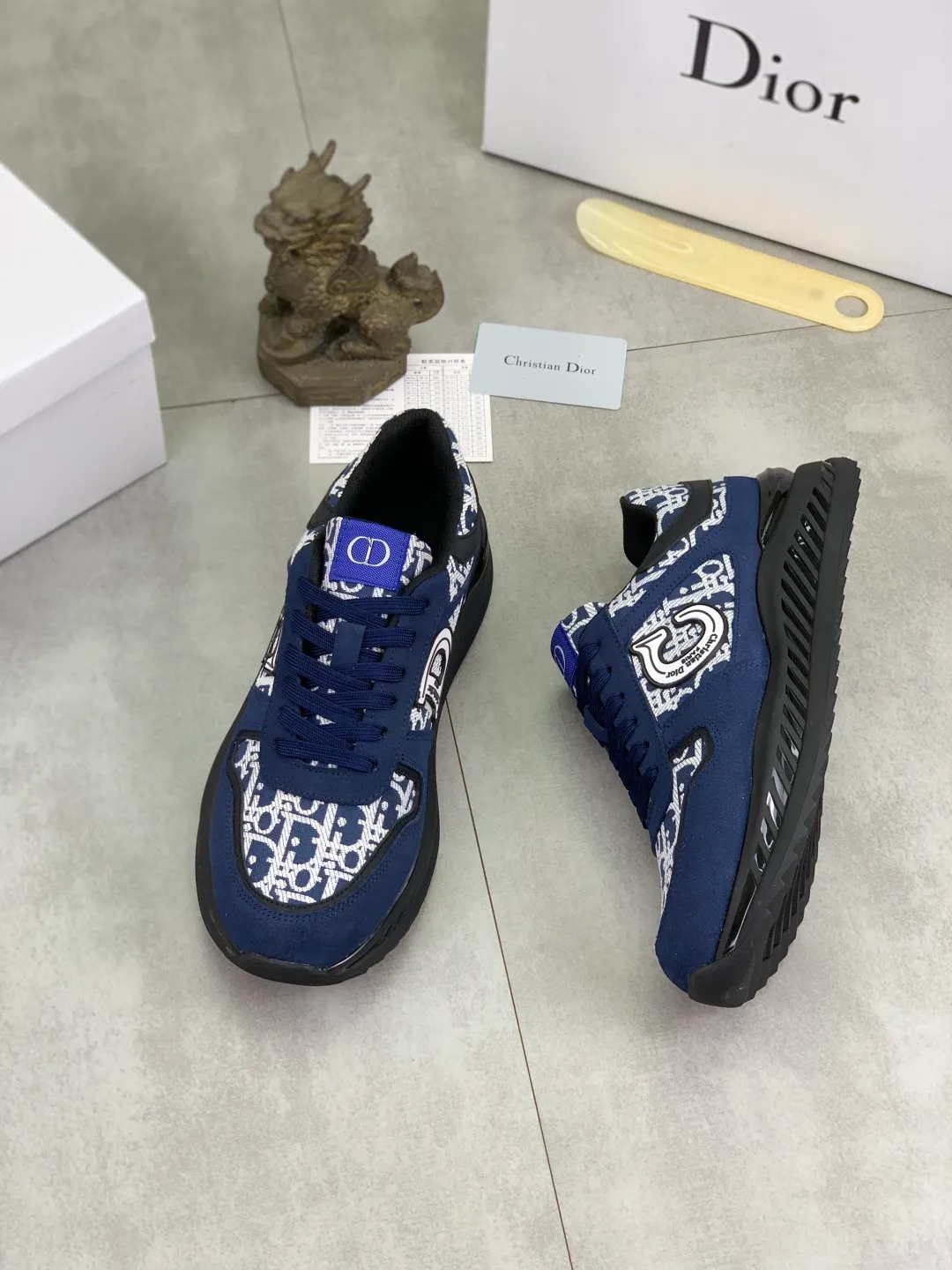 Men's Men's Shoes💰P440💰[New Style]🆘[Dior] 2025 Dior Original Lace-up Low-top Men's Shoes Classic casual shoes 🔥This model is the official classic model, with high quality and made by famous original designers. It is made of high-quality cowhide with original materials➕comfortable and breathable mesh lining➕pigskin insole. The perfect last shape and generous and fashionable design have attracted many consumers and are suitable for drivers to drive🚗. What you want is the highest quality in the market. Color: multi-color. Code number: 38--44 (45 customized)